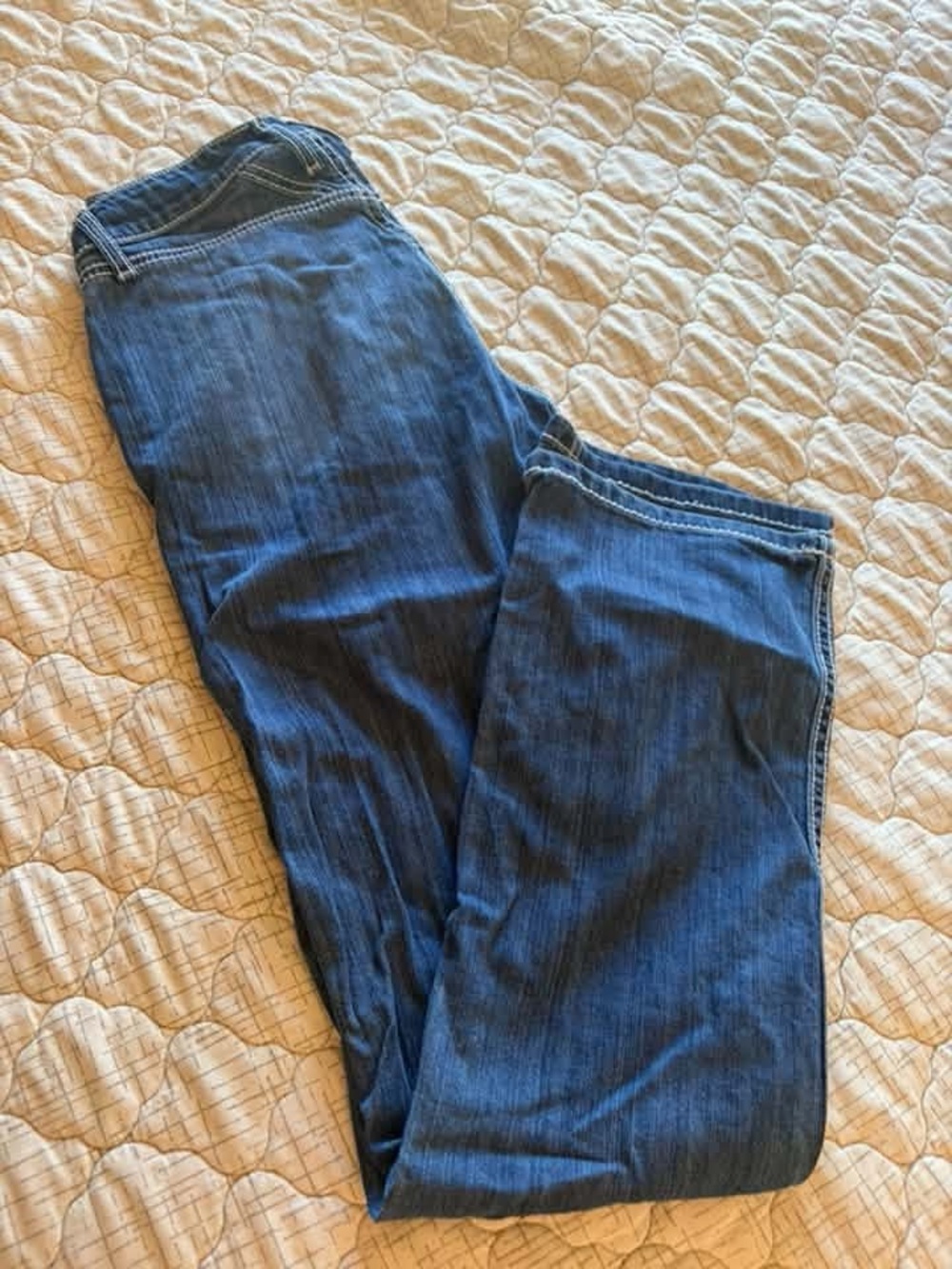 Women's Boot-Cut Denim Jeans in Dark Blue